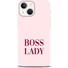 iPhone 14 Kılıf Hd Baskılı - Boss Lady + 9h Nano Ekran Koruyucu