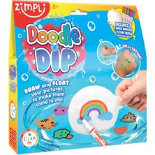 Zimpli Kids Doodle 'N' Dip Suda Yüzen Yaratıcı Dövme Seti