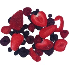 Little Crunchies Freeze Dried Berry Mix Bites - 100 Gr. - Büyük Boy - Dondurularak Kurutulmuş