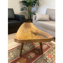 Kastawoods 2230173 Ceviz El Yapımı Kütük Orta Sehpa  89 x 50 cm