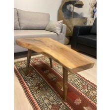 Kastawoods 2230173 Ceviz El Yapımı Kütük Orta Sehpa  89 x 50 cm