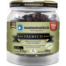 Marmarabirlik Premium Xl Siyah Zeytin 500 gr Cam Pet x 2 Adet