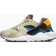Nike Air Huarache Run Womens Sneaker Kadın Günlük Spor Ayakkabı Ekru