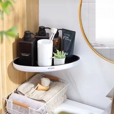 Miecoco Ecoco Yapışkanlı İkili (2 Adet) Köşe Banyo ve Mutfak Düzenleyici