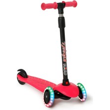 3 3 Toys - Dragon Işıklı Pembe Scooter - LED Işıklı Scooter - FR59458 3+ Yaş Pembe Pembe 3+ Yaş