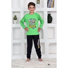 Miniğimin Cicileri Way Too Cool Erkek Çocuk Pijama takımı - Yeşil