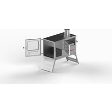 MR-BBQ Hot Bbaq Hot Place Camp Inox Kamp Sobası Kuzineli