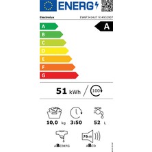 Electrolux EW6F3414UT 600 Serisi Sensicare 10 kg 1400 Devir Universaldose Çamaşır Makinesi