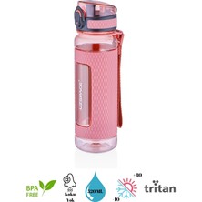 Chrystal Diamond Tritan Su Matarası – Slikon Korumalı - 520 ml