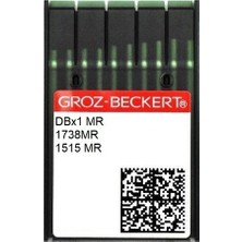 Groz Beckert Düz Makine Ince Dip Eğri Uç Dikiş Iğnesi / Dbx1 Mr  10ADET