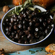 Namlı Taş Baskı Gemlik Duble Iri Yağlı Salamura Siyah Zeytin 1500 gr