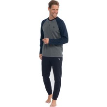 U.s. Polo Assn. Erkek Uzun Kollu Patlı Iki Iplik Eşofman Pijama Takımı S25838