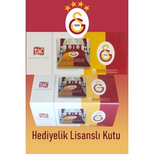 Taç Lisanslı Galatasaray Parçalı Logo Pamuk Çift Kişilik Nevresim Takımı