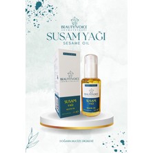 Beauty Voice Saf Susam Yağı 100 ml - Losyon Pompalı Şişe - Kilitli Başlık