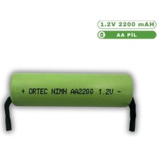 Ortec 1.2V 2200MAH Ni-Mh Aa Şarj Edilebilir Puntalı Kalem Pil