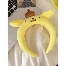Kuromi Temalı Peluş Figürlü Çocuk Taç
