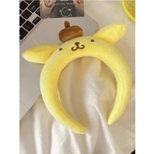 Kuromi Temalı Peluş Figürlü Çocuk Taç