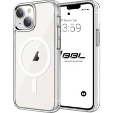Babilden iPhone Magsafe Uyumlu Şeffaf Sert Kristal Mika Sararmaz Kılıf