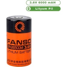 Fanso ER26500M 3.6V 6000MAH Li-Socl2 Lithium Pil