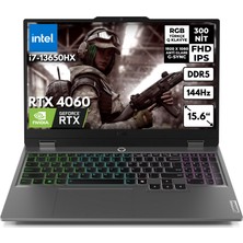 Lenovo Loq 15IRX9 I7-13650HX 64 GB 4 Tbssd 115W RTX4060 15.6" Fhd Windows 11 Pro Taşınabilir Bilgisayar 83DV00HNTR BT47