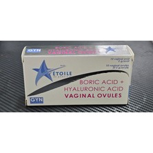 Mon Etoile Boric Acid 600MG Vajinal Suppozituvar