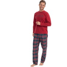 U.s. Polo Assn. Erkek Uzun Kollu Yuvarlak Yaka Penye Dokuma Eşofman Pijama Takımı S25851