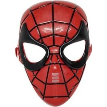 Kidspartim Spiderman Maske Kırmızı Siyah