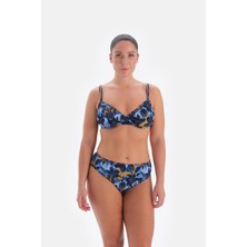 Eros 3201BK Balenli Bikini Tk - Sax Mavisi