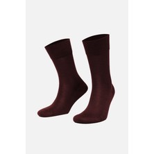 Mısırlı Erkek Merserize Tekli Açık Bordo Soket Çorap M 67003 Ab