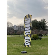 Oto Yıkama Yelken Bayrağı