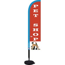 Pet Shop Yelken Bayrak (75X400CM)