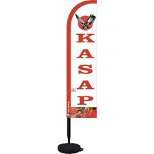 Kasap Yelken Bayrak (75X400CM)
