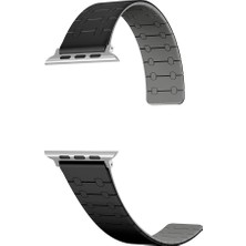 AktarMobile Apple Watch 10 / 11 46 mm Magnetik Silikon Kordon Mıknatıslı Spor & Şık Tasarım Premium Kayış