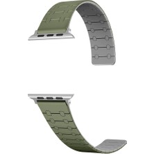 AktarMobile Apple Watch 10 / 11 46 mm Magnetik Silikon Kordon Mıknatıslı Spor & Şık Tasarım Premium Kayış