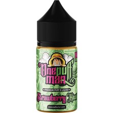 One Puff Man Strawberry Kıwı - 30ml/50mg (%5) Salt - Ingiliz Premium Puff Likit Aroma