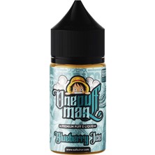 One Puff Man Blueberry Ice - 30ml/20mg (%2) - Ingiliz Premium Likit Aroma