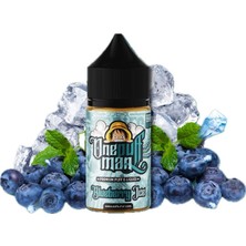 One Puff Man Blueberry Ice - 30ml/20mg (%5) Salt - Ingiliz Premium Likit Aroma