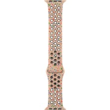 AktarMobile Apple Watch 10 / 11 46 mm Uyumlu Spor Kordon Yeni Seri Delikli Silikon Kayış