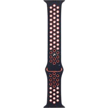 AktarMobile Apple Watch 10 / 11 46 mm Uyumlu Spor Kordon Yeni Seri Delikli Silikon Kayış