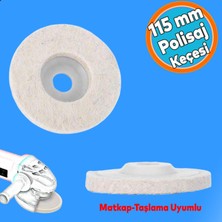 Nzb Sert Plastik Tabanlı Polisaj Matkap Keçesi Finisaj Parlatma Araba Çizik Giderme Pasta Cila 115 Mm