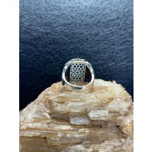 Asteria Jewelry Doğal Aquamarine Taşlı Gümüş Yüzük - 925 Ayar Özel Tasarım