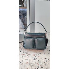 Valvıc Hakiki Deri Ön Cepli Genç Kız Çanta