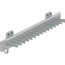 S-6542-G Alüm. Raylı Kravatlık Gri
