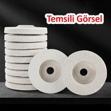 Nzb Sert Plastik Tabanlı Polisaj Matkap Keçesi Dta043 Finisaj Parlatma Çizik Pasta Cila 115 Mm 2'Li Set