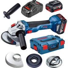 Bosch Gws 18V-10 2 x 5.0 Ah Li-Ion Akülü Taşlama Makinesi