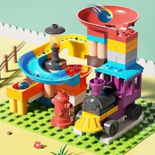 Lerarning Fun Marble Run Blok Yapı Seti 77 Parça - Tren