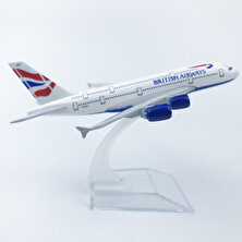 Superworld British A380 16CM Alaşım Uçak Modeli (Yurt Dışından)