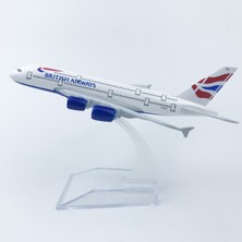 Superworld British A380 16CM Alaşım Uçak Modeli (Yurt Dışından)