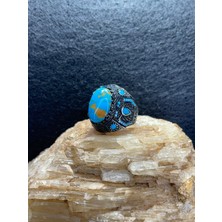 Asteria Jewelry Firuze Taşlı Gümüş Yüzük - Zarif ve Canlı Tasarım