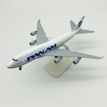 Superworld American Pan Am Boeing 747 20CM Alaşım Uçak Modeli (Yurt Dışından)